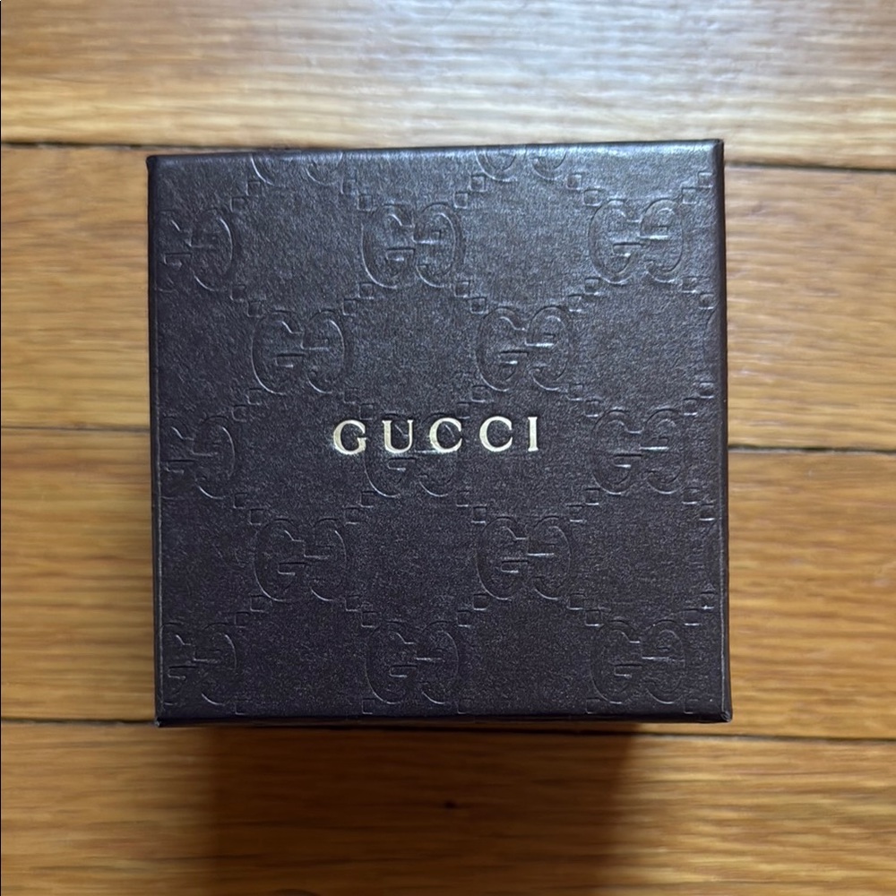 Gucci Brown Embossed Watch Box